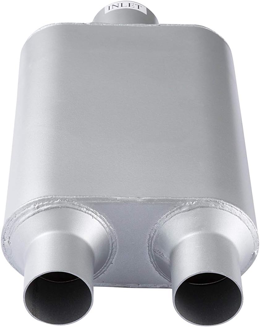 Dual Chamber 3 inch inlet 2.25 inch outlet Muffler Pack of 2 B955349