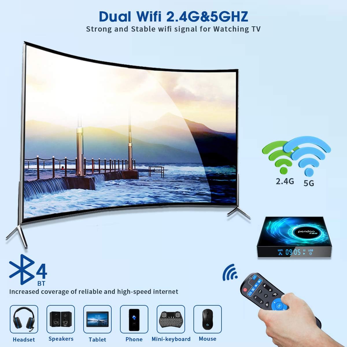 Android TV Box 4GB 32GB Pack of 2 M5770