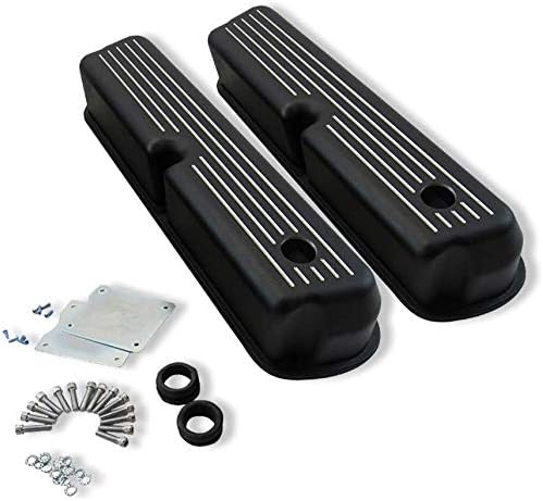 Black Aluminum Valve Covers for SBF J207039