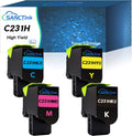 Remanufactured Toner Cartridge 4 Pack High Yield H71792