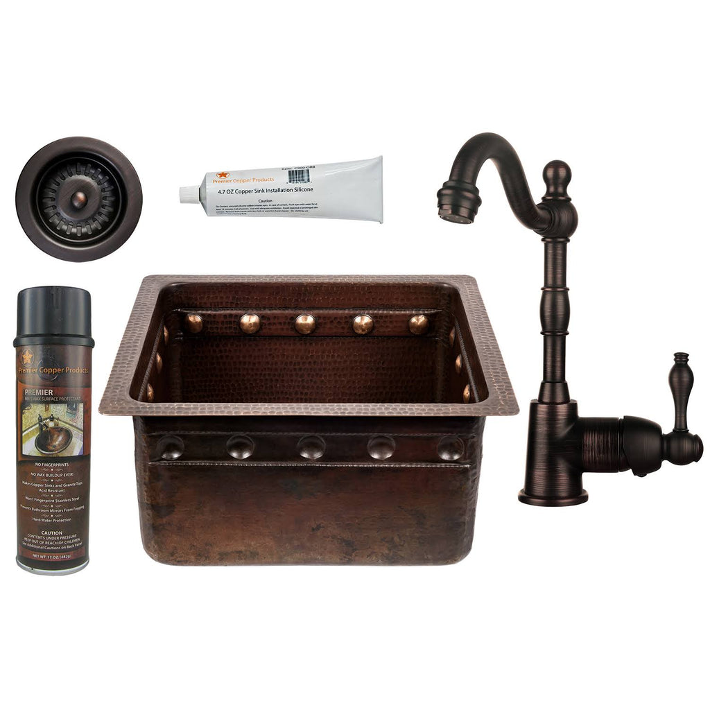 Copper Bar Prep Sink Faucet and Accessories Package L753