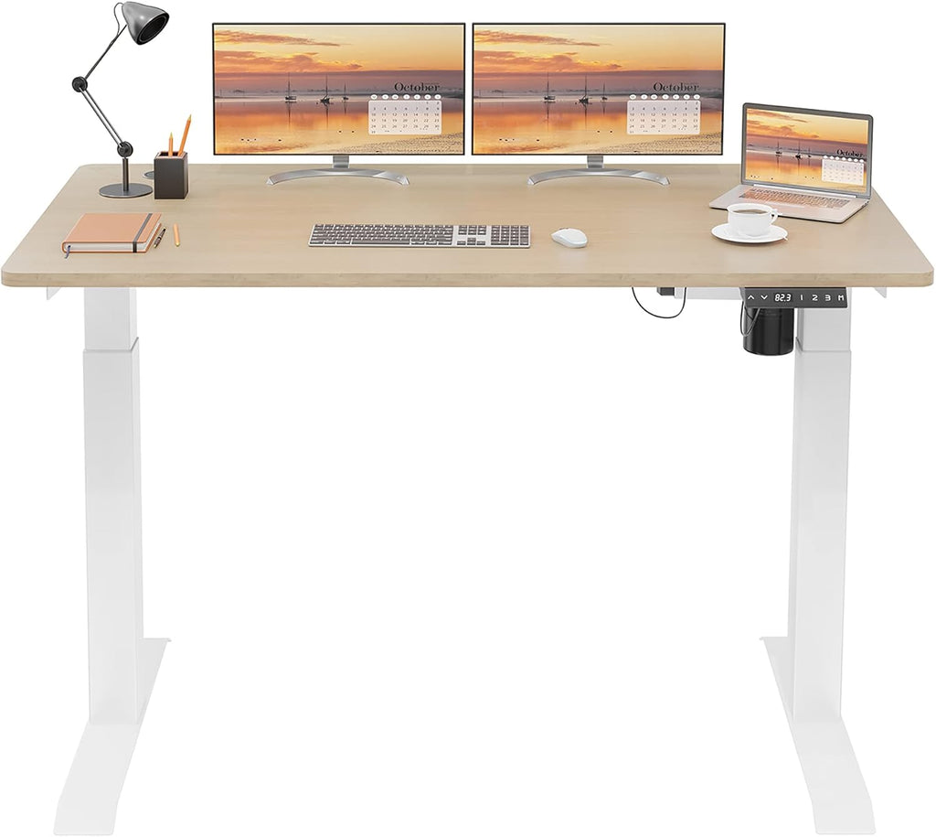 Height Adjustable Electric Standing Desk with Splice Board V6808
