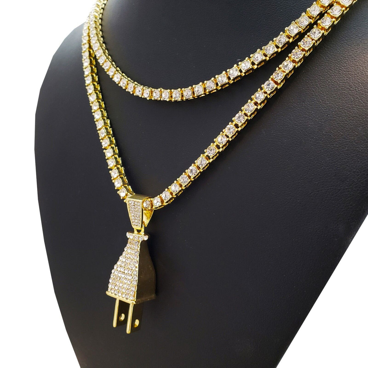 1 Row CZ Tennis 18" 24" Chain Necklace P266