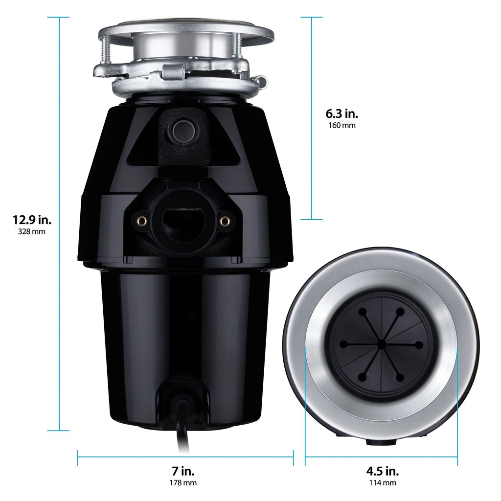 1/2 HP Garbage Disposal with Attached Power Cord C9421
