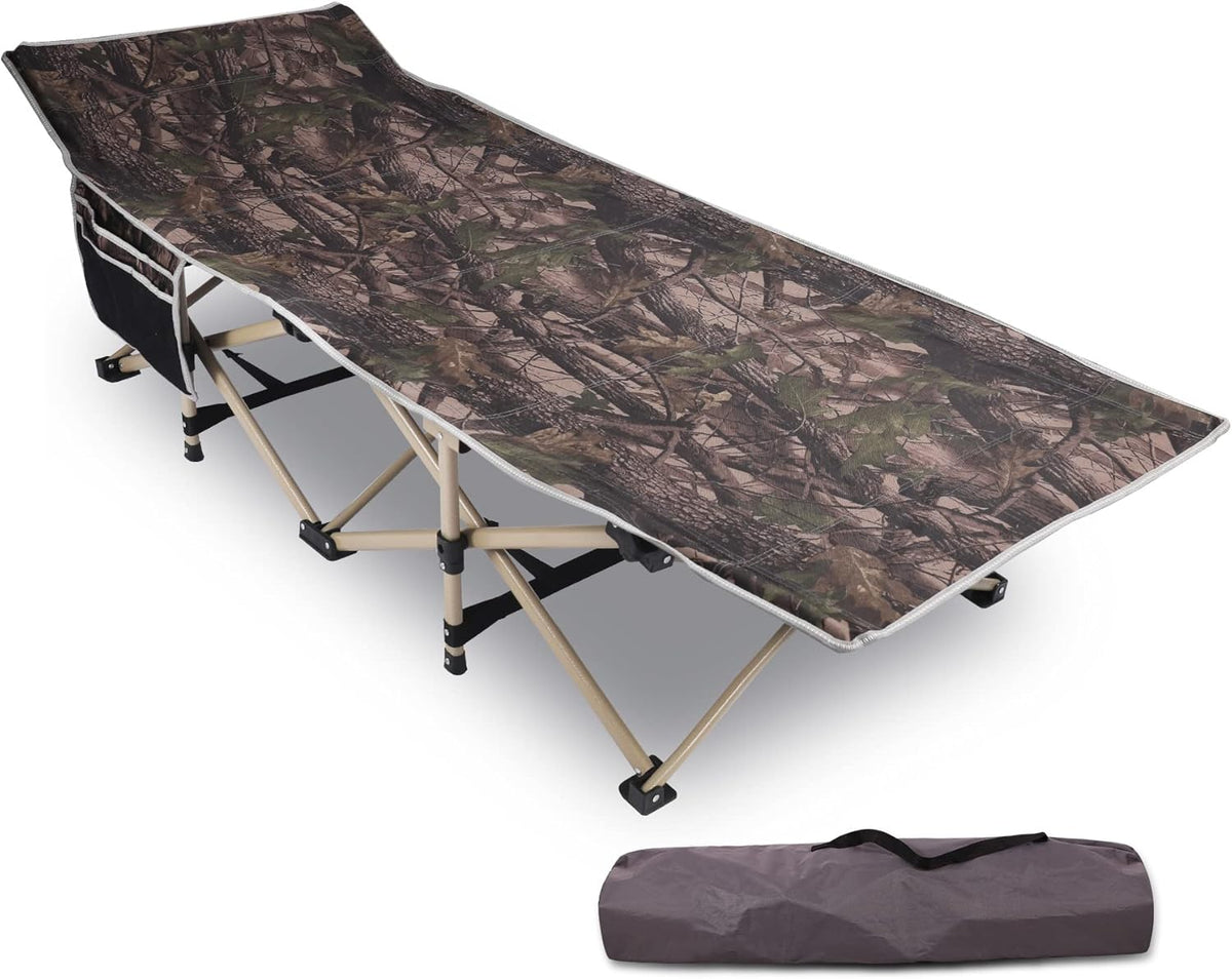 Blue Folding Camping Cot S65643