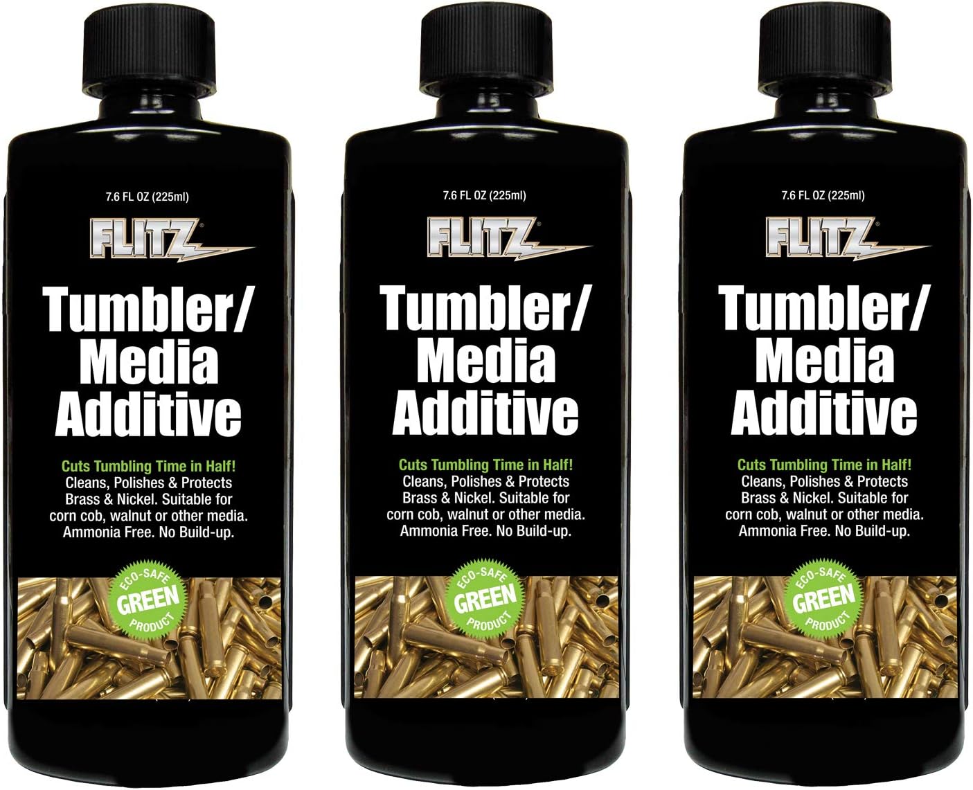 7.6 oz Bottle 6-Pack Black Tumbler Media Additive D7233