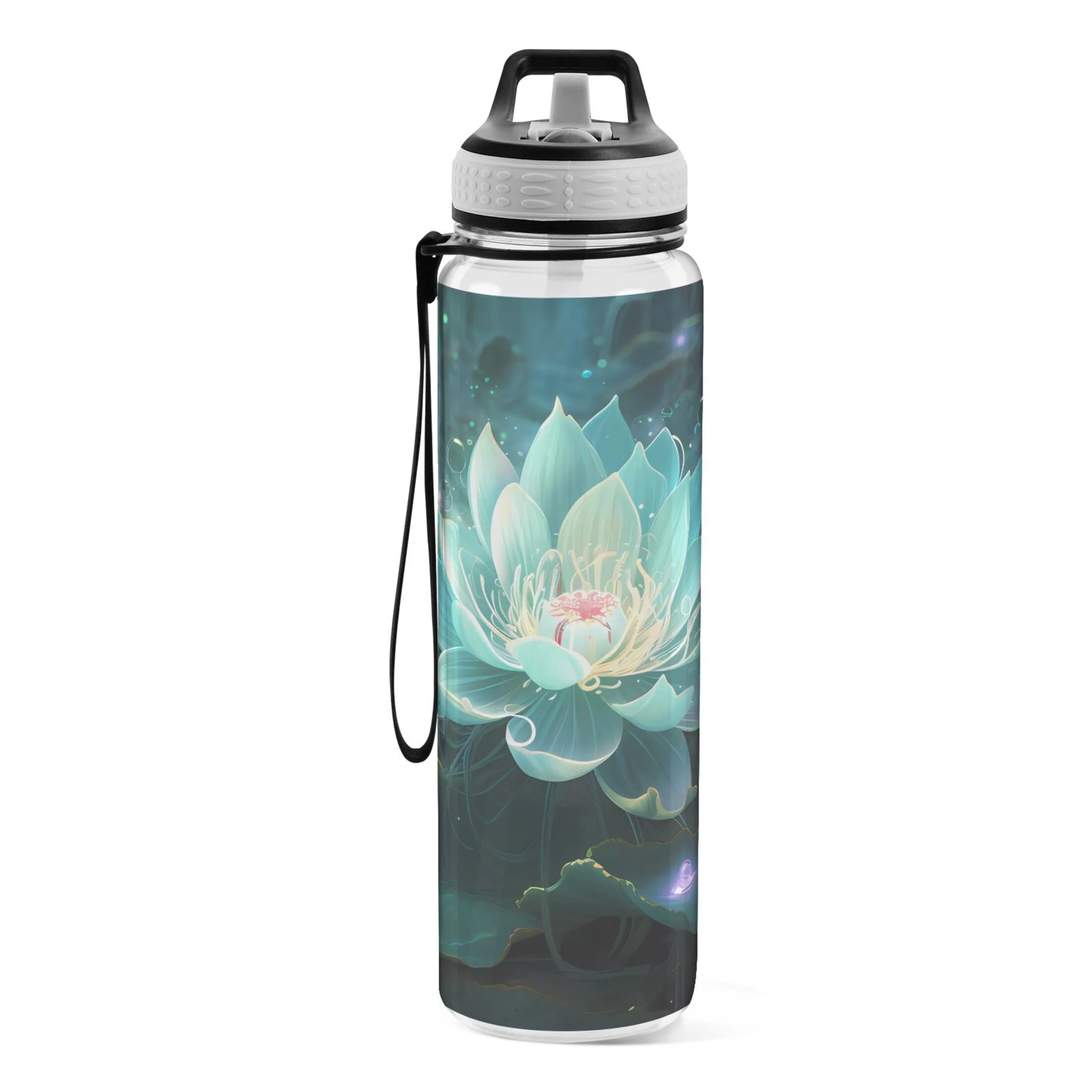 Clear 32oz Tritan Water Bottle with Straw X364577