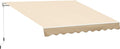 Wine Red Manual Retractable Patio Awning Q92104