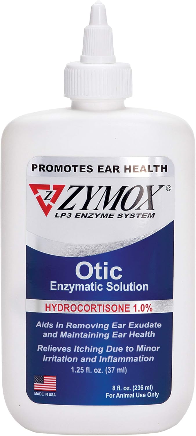 1% Hydrocortisone Enzymatic Ear Solution for Dogs and Cats, 8oz G918263