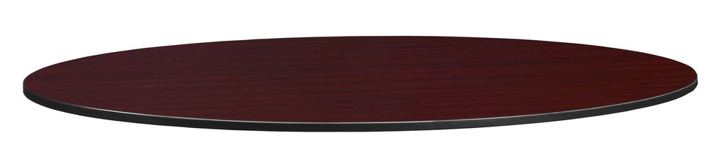 Oval Table Top - Mahogany Mocha Walnut G291