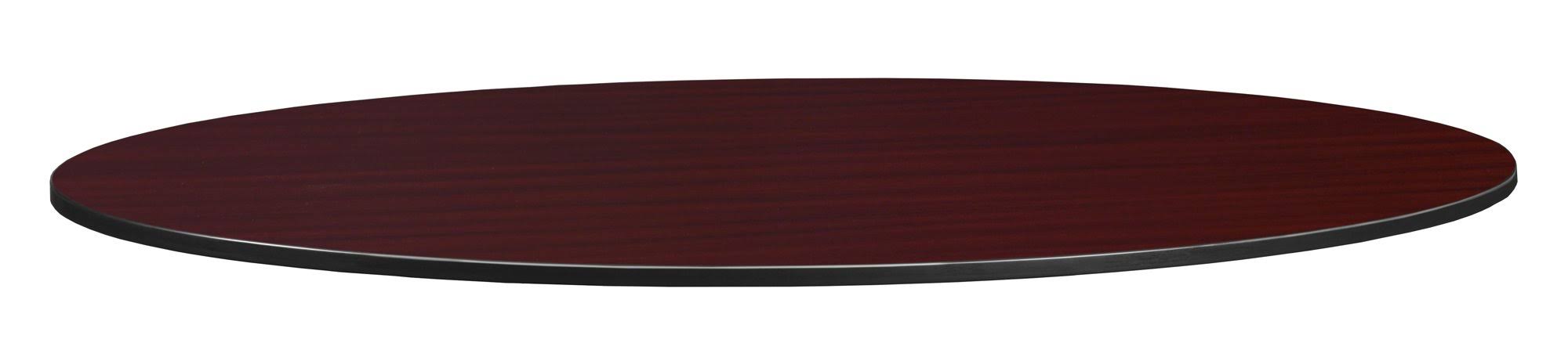 Oval Table Top - Mahogany Mocha Walnut G291