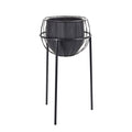 Black Plant Stand Cage with Pot K2809