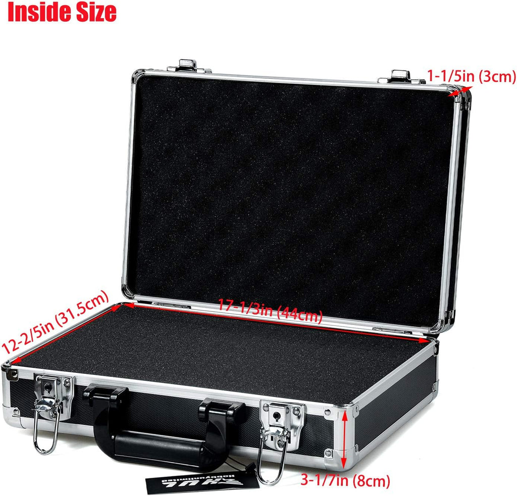 18in Two-Tone Aluminum Case with Pluck Foam Interior B9470