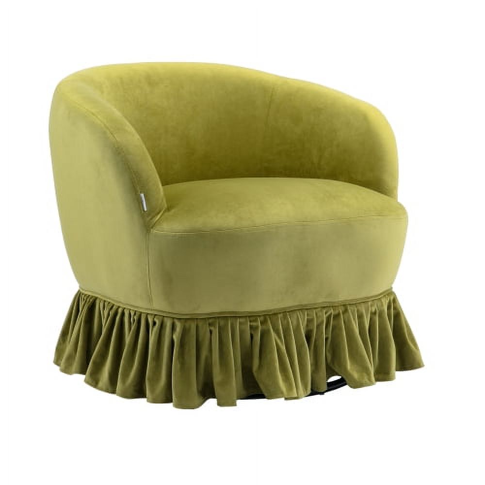 Olive Swivel Barrel Chair Z731