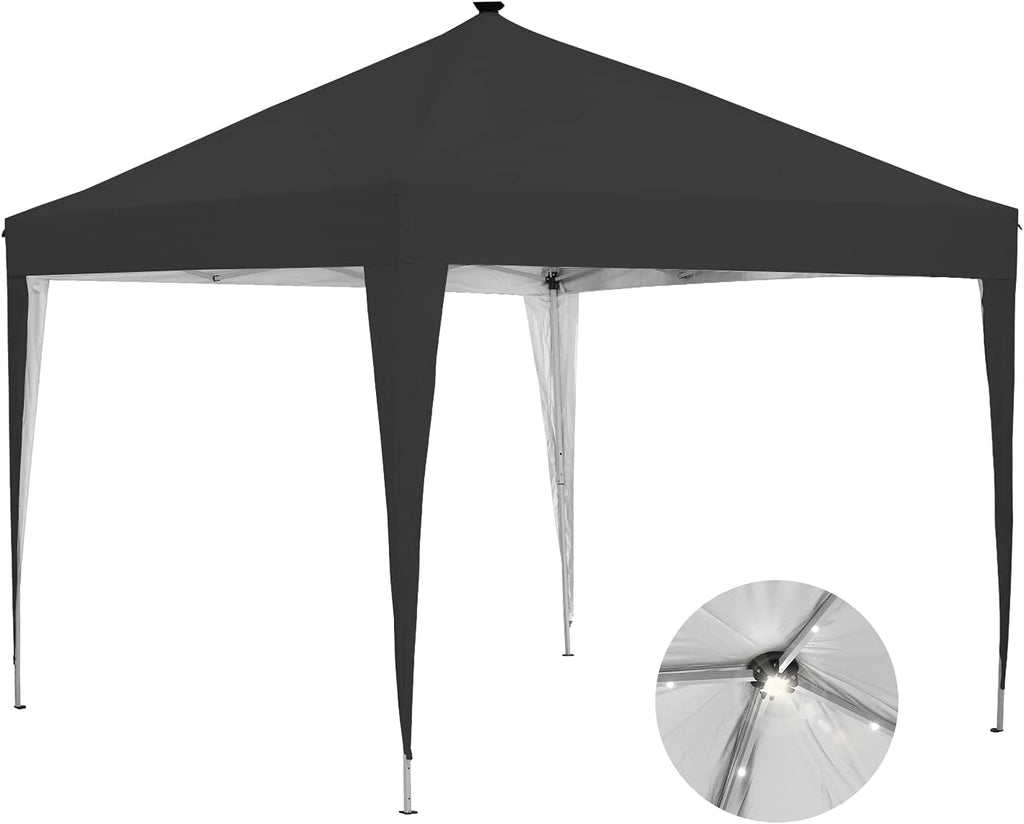 Pink Pop-Up Canopy Tent with LED Light H277
