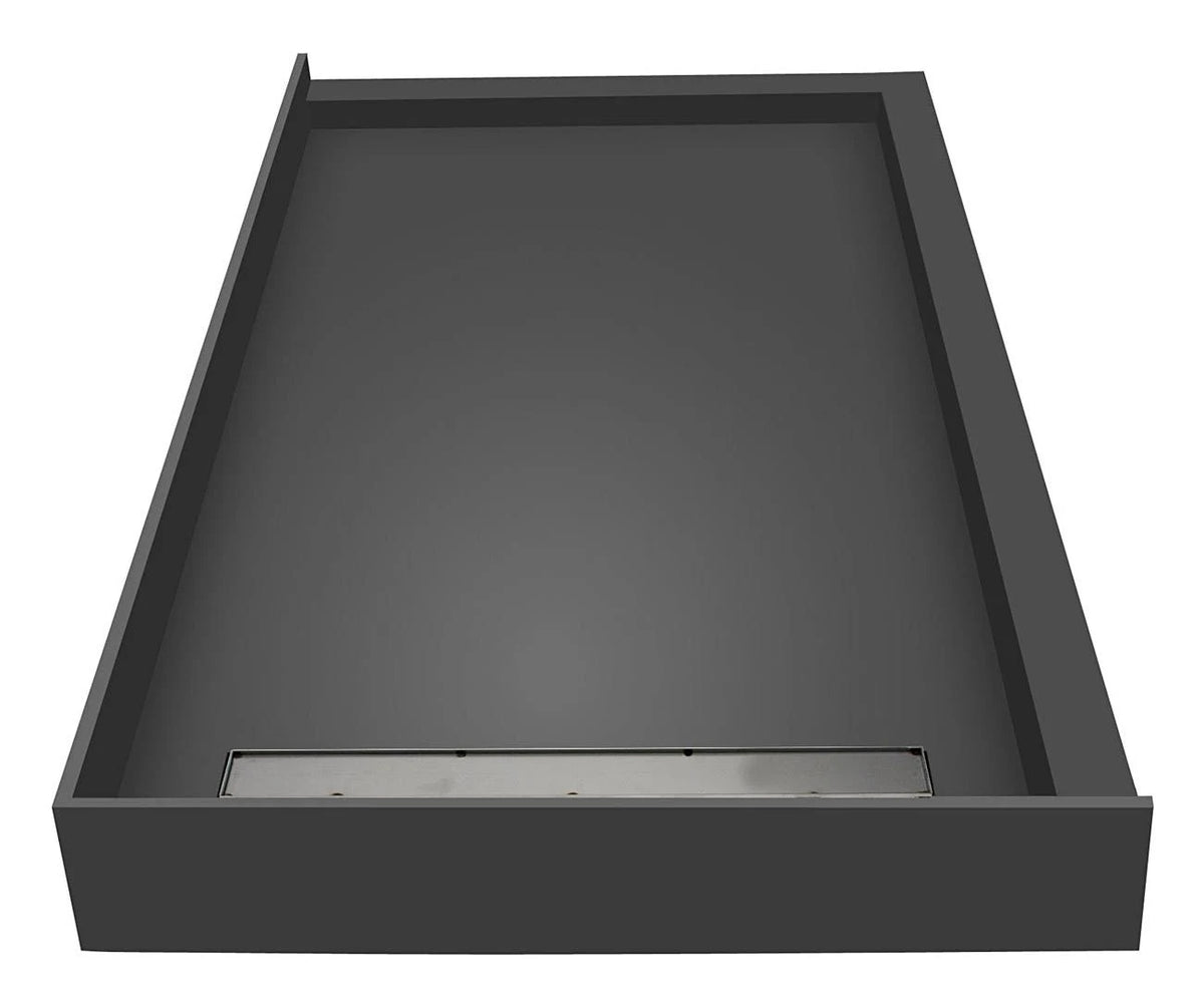 48x22 x 34x22 Double Threshold Shower Base with Drain X419