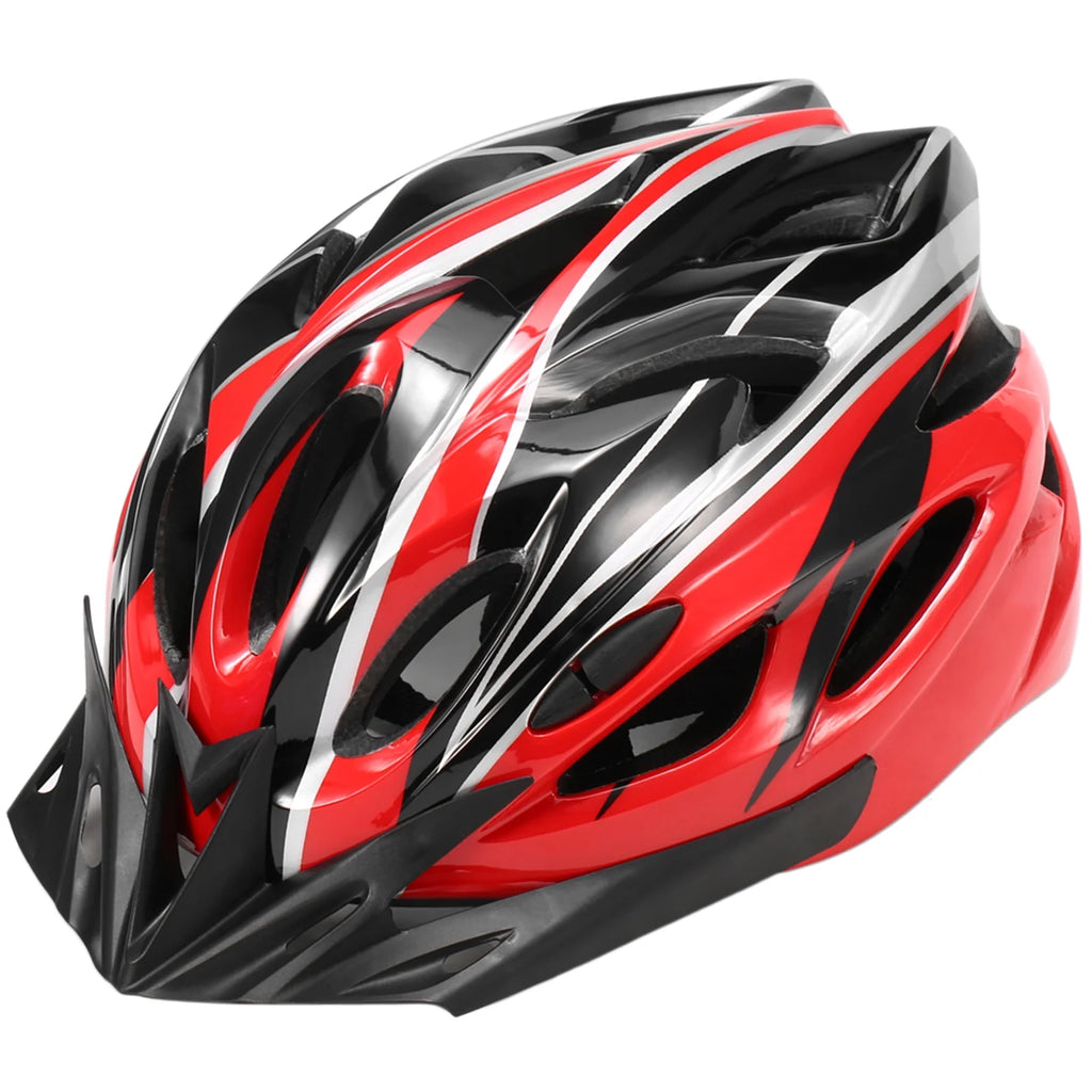Lightweight Mountain Road Bike Cycling Helmet with Visor W24010
