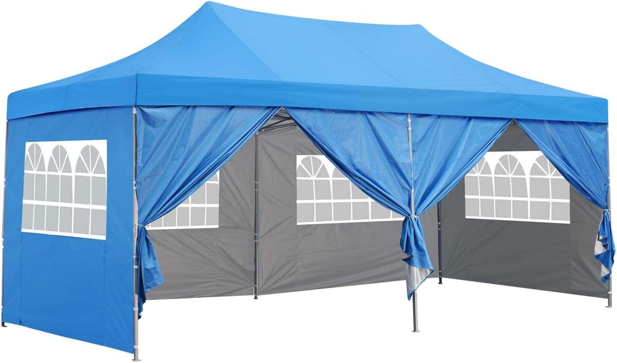 White Pop up Canopy Tent with Removable Side Walls M887645