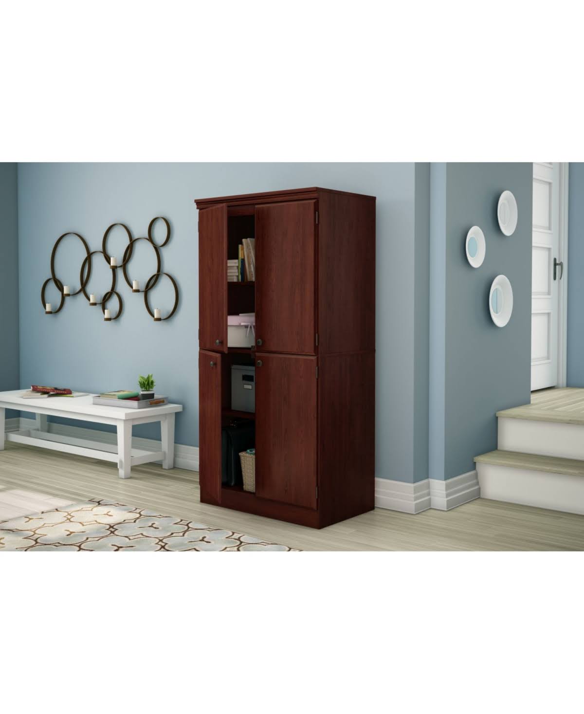 4 Door Storage Cabinet Royal Cherry K2741