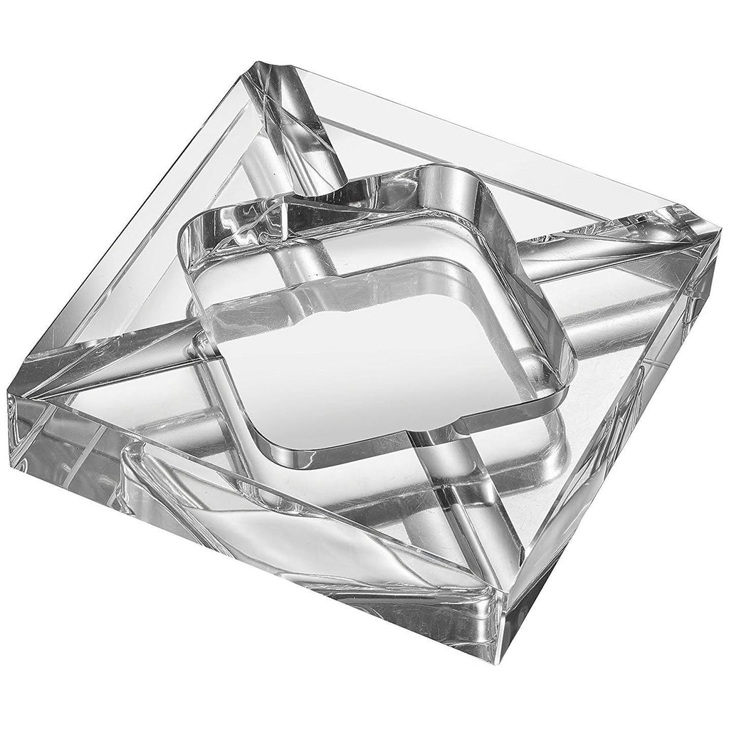 Square Crystal Cigar Ashtray D3720