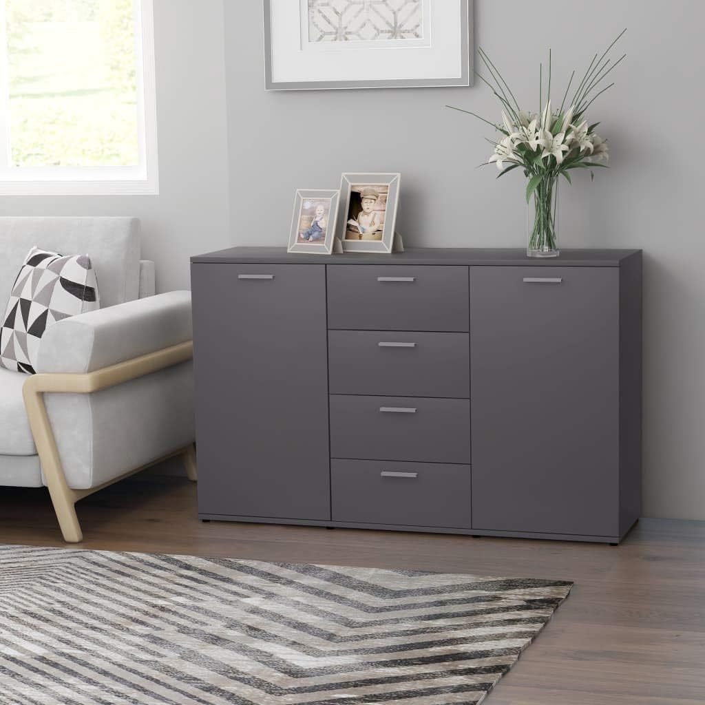Gray Chipboard Sideboard O904