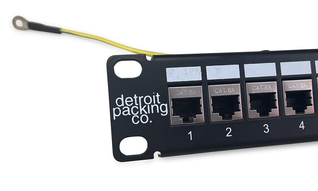24 Port CAT6A RJ45 Shielded Patch Panel K99753