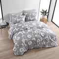 Grey Twin Duvet Cover & Sham Set R904