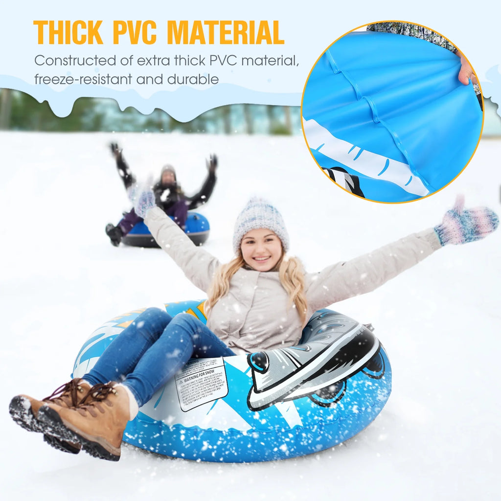 Snow Tube Inflatable PVC 47 Inch Snow Sled L521