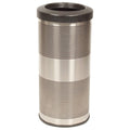 Perforated Metal 10 Gallon Steel Trash Can Y674180