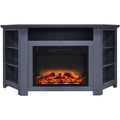Electric Corner Slate Blue Fireplace I1198