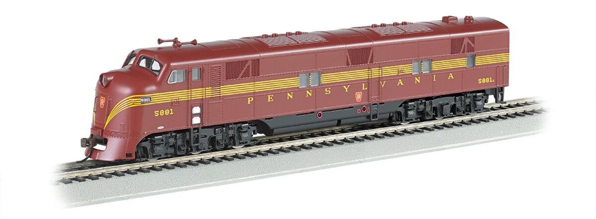 HO Pennsylvania Tuscan 5 Stripe E7-A DCC Sound K519