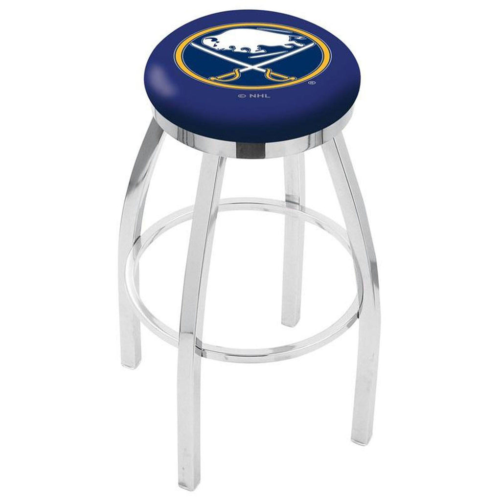 Chrome Swivel Bar Stool with Accent Ring T714