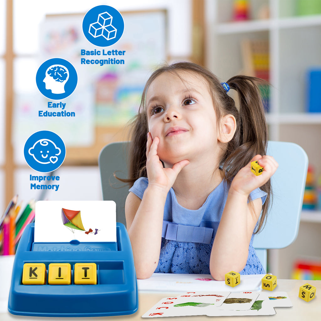 Matching Letter Spelling Games ABC Learning Toys for Kids Y424