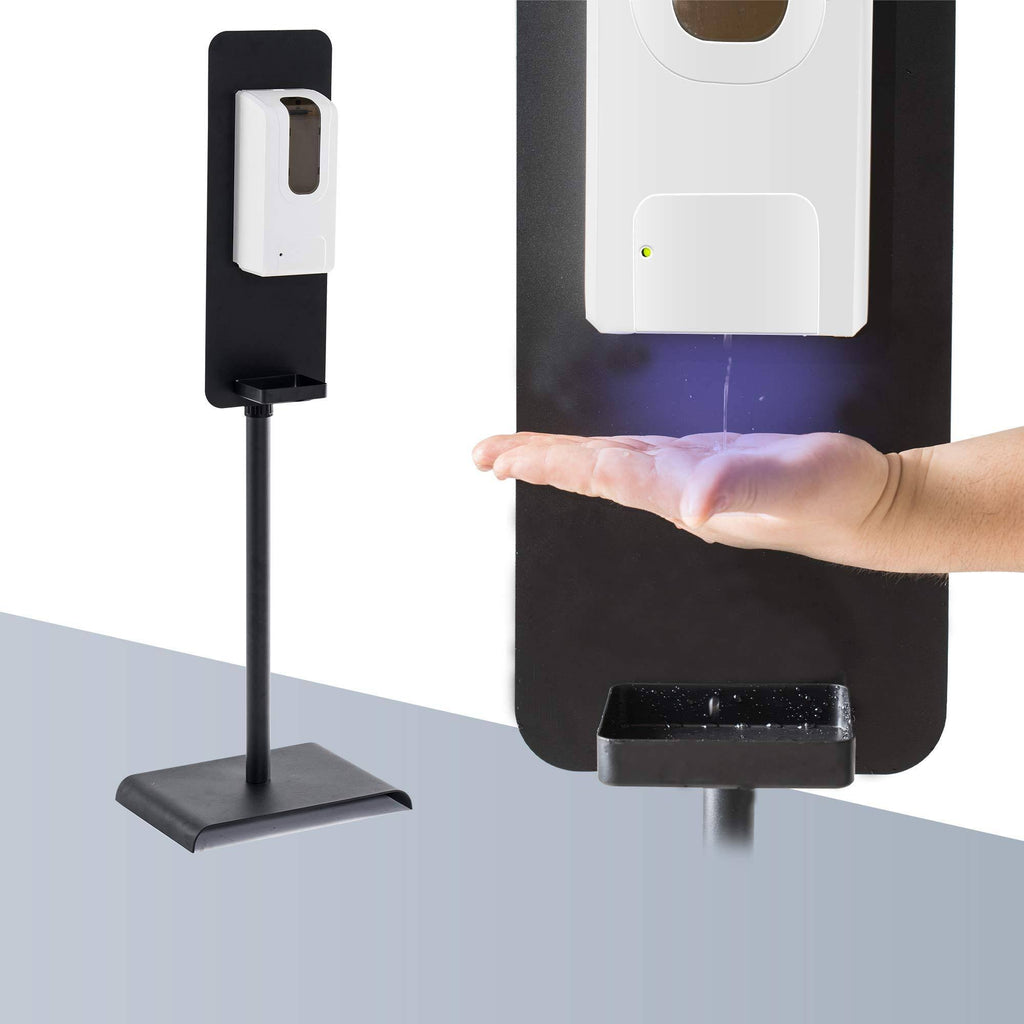 Touchless Automatic Hand Sanitizer Dispenser Stand with 0.5 Gallon Gel Q883224
