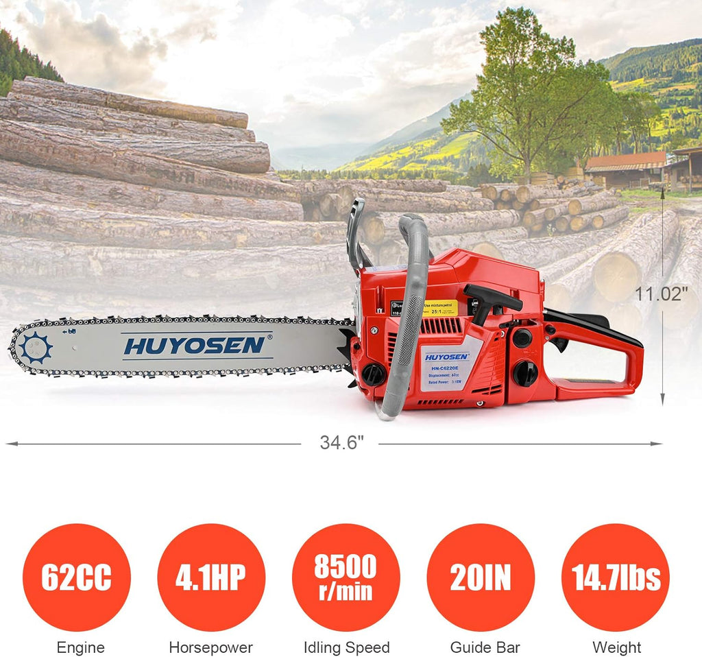 20-Inch Gas Powered Chainsaw C73792