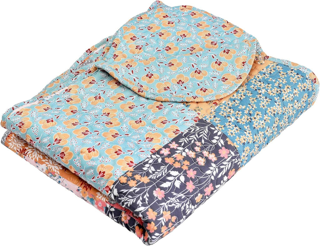 Calico Throw Blanket S19576