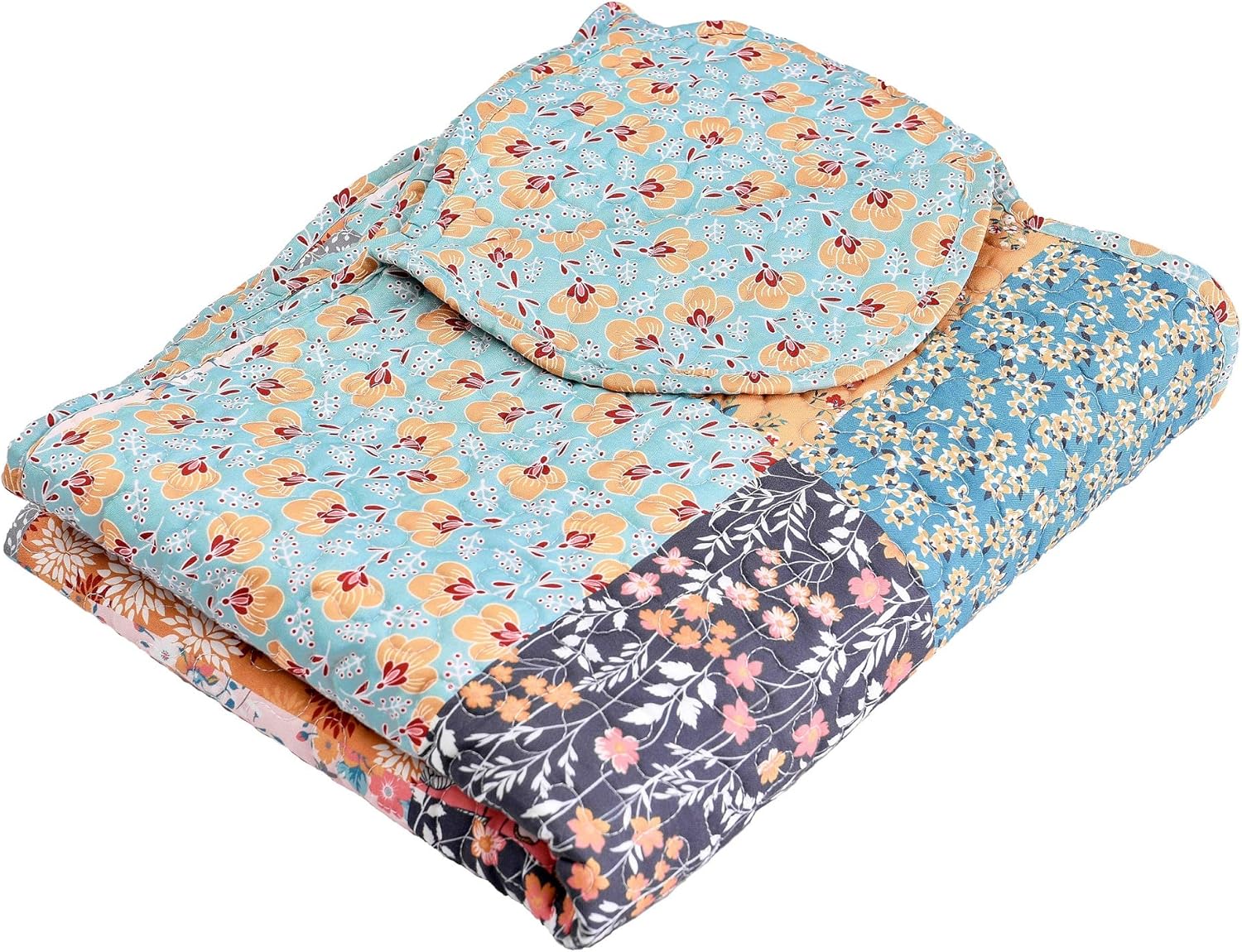 Calico Throw Blanket S19576