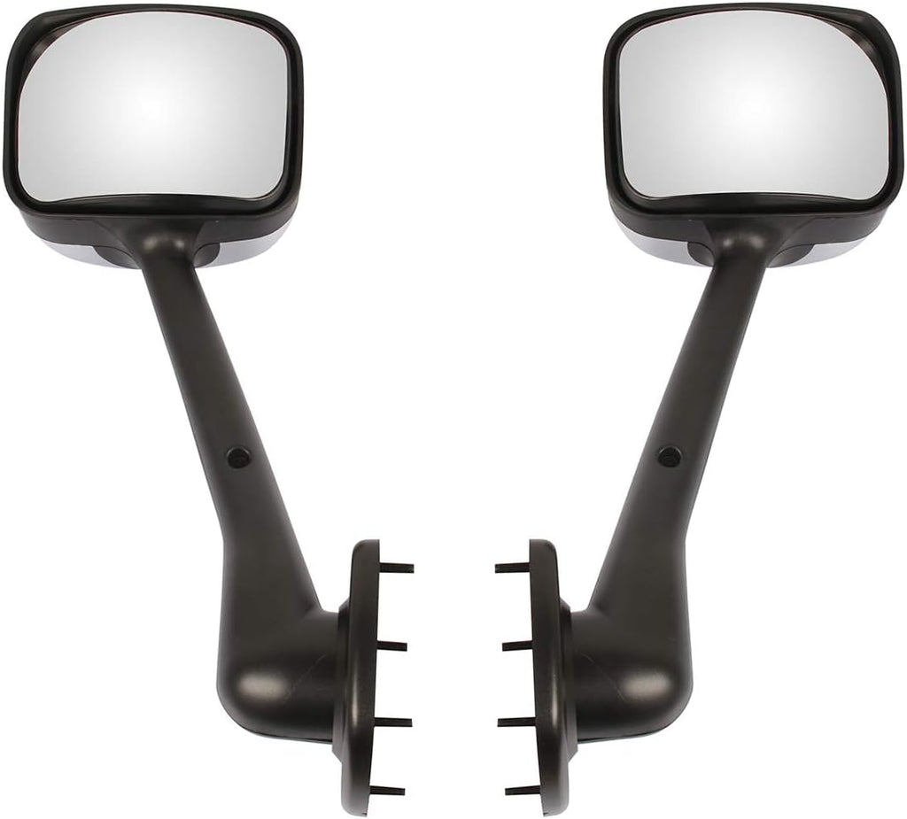 Chrome Hood Mirror Left and Right Side Pair for Freightliner Cascadia 2008-2016 E337664