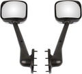 Chrome Hood Mirror Left and Right Side Pair for Freightliner Cascadia 2008-2016 E337664