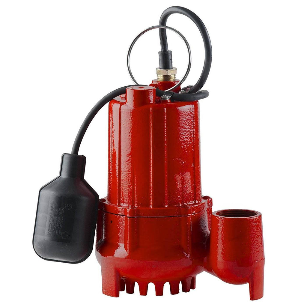 1/2 HP 4300 GPH Cast Iron Sump Pump with Tethered Float Switch (2 Pack) F2572