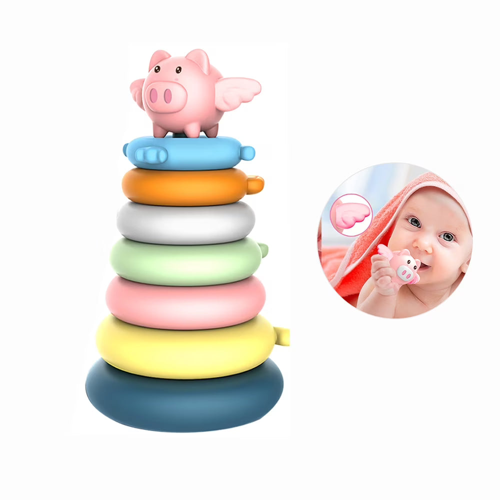 7 Pcs Stacking Circle Toy B24947