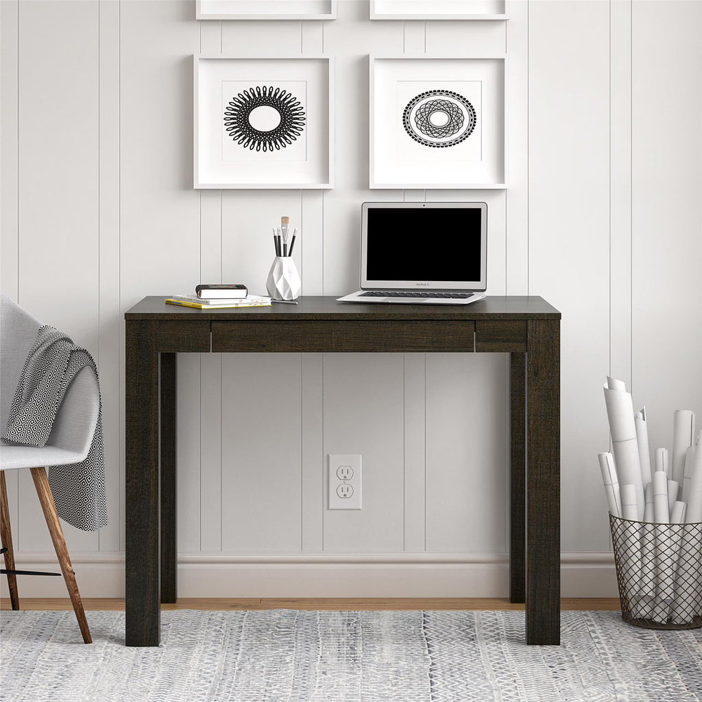 Espresso Parsons Desk X65066
