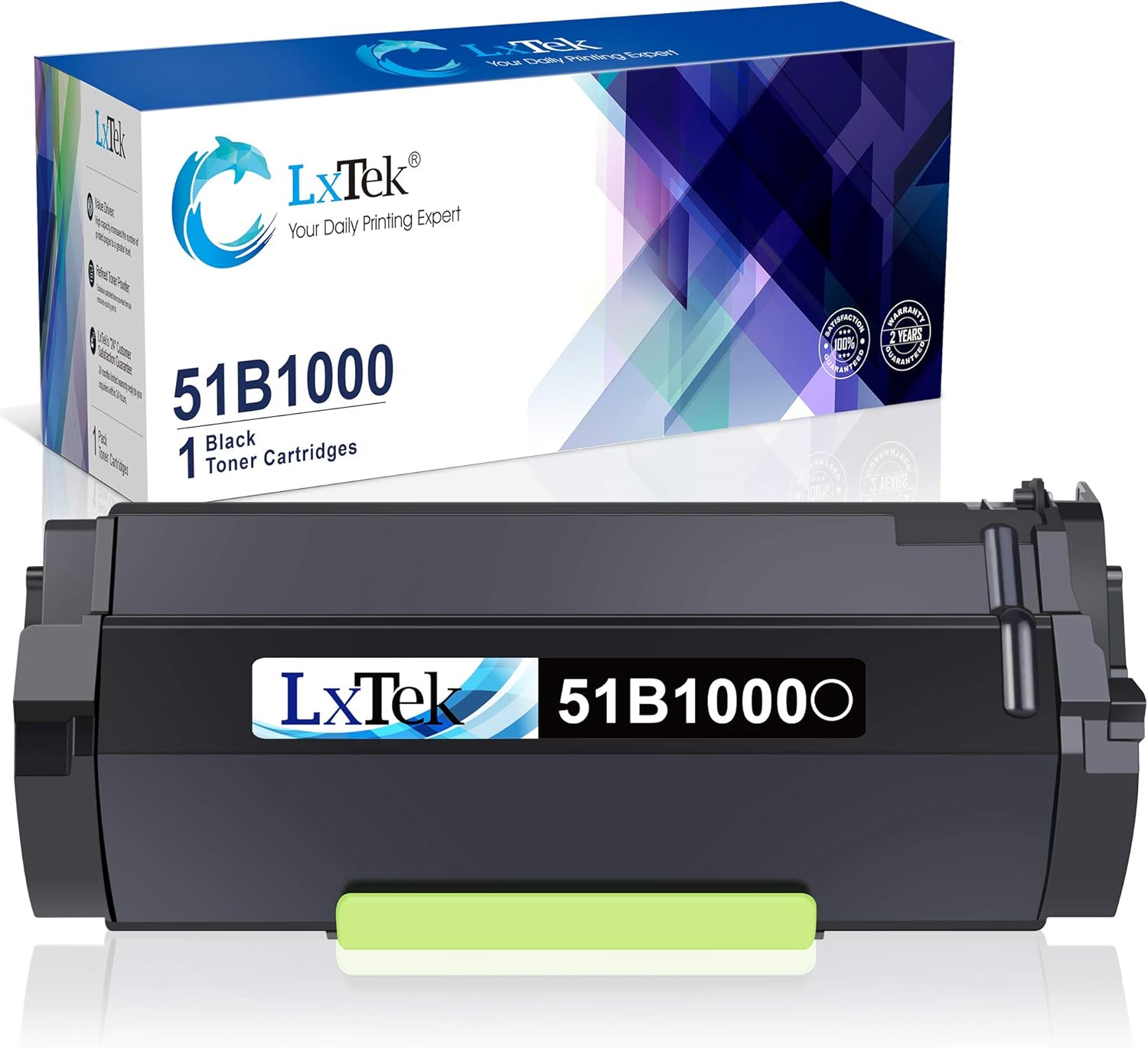 Compatible Toner Cartridge Replacement for Lexmark Printers (Black, 1 Pack) P266