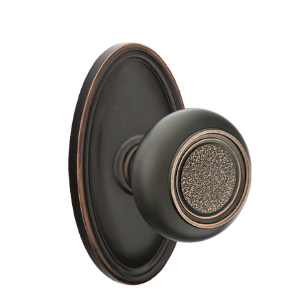 Oval Rosette Oil Rubbed Bronze Passage Set R8431