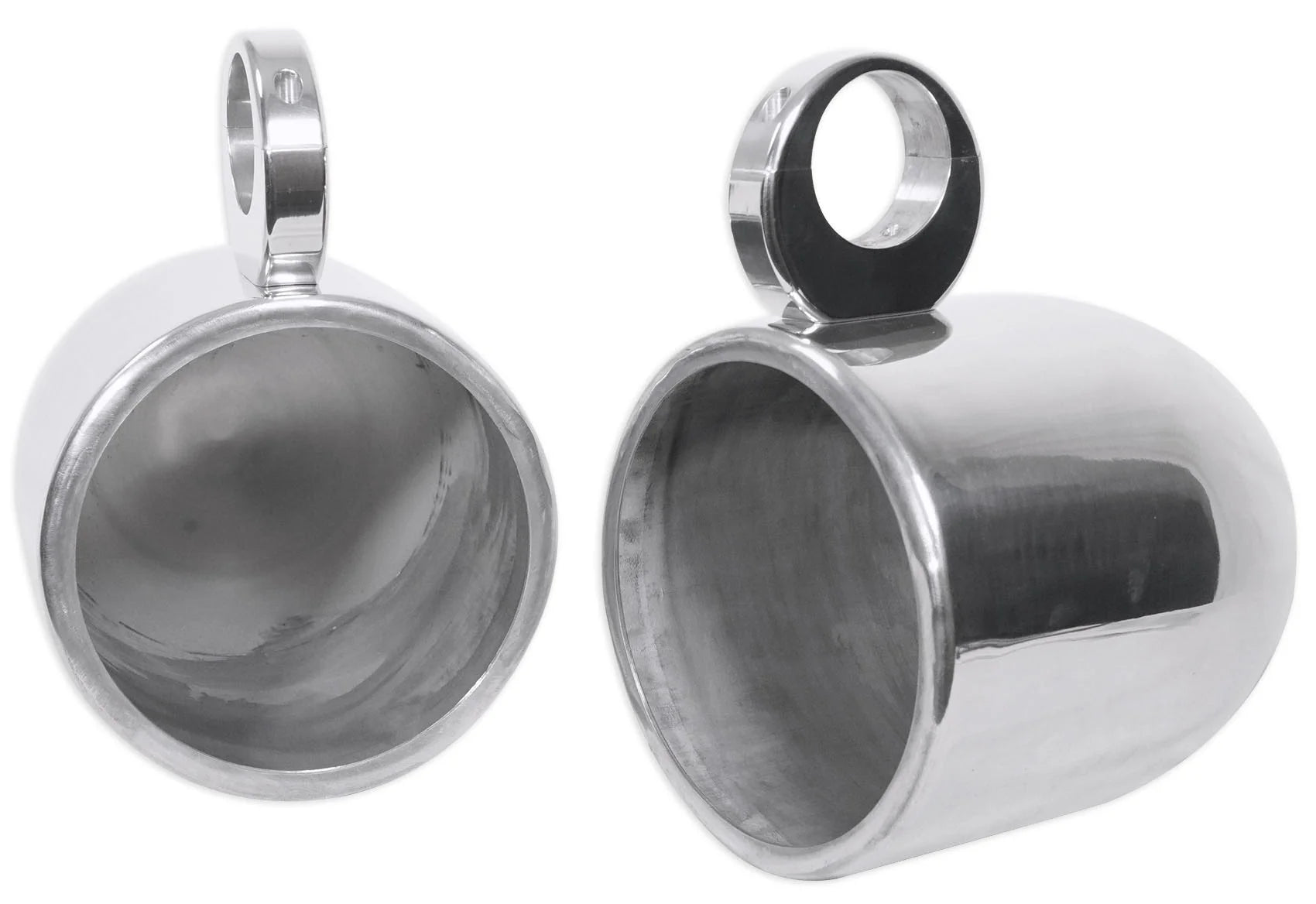 8" Chrome Swivel Wakeboard Tower Speaker Pods C12839