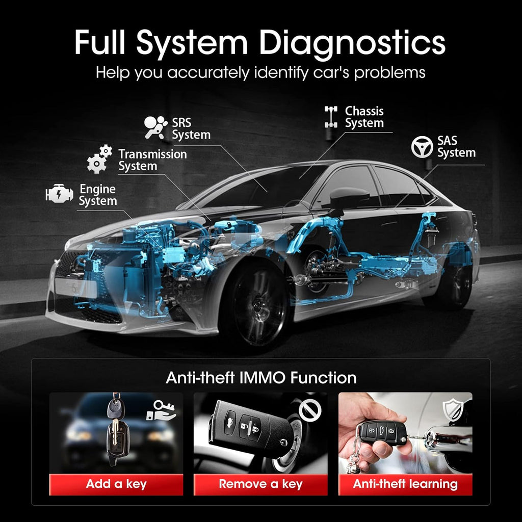 Bidirectional Full System Automotive Diagnostic Scanner E92066