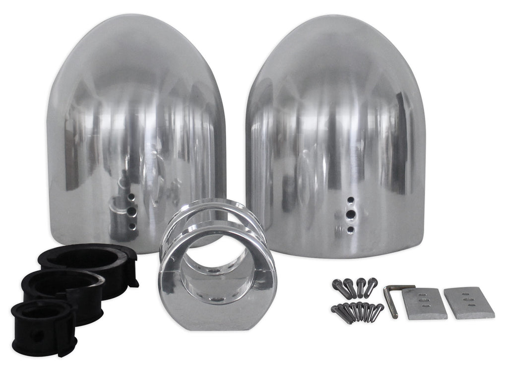 8" Chrome Swivel Wakeboard Tower Speaker Pods C12839
