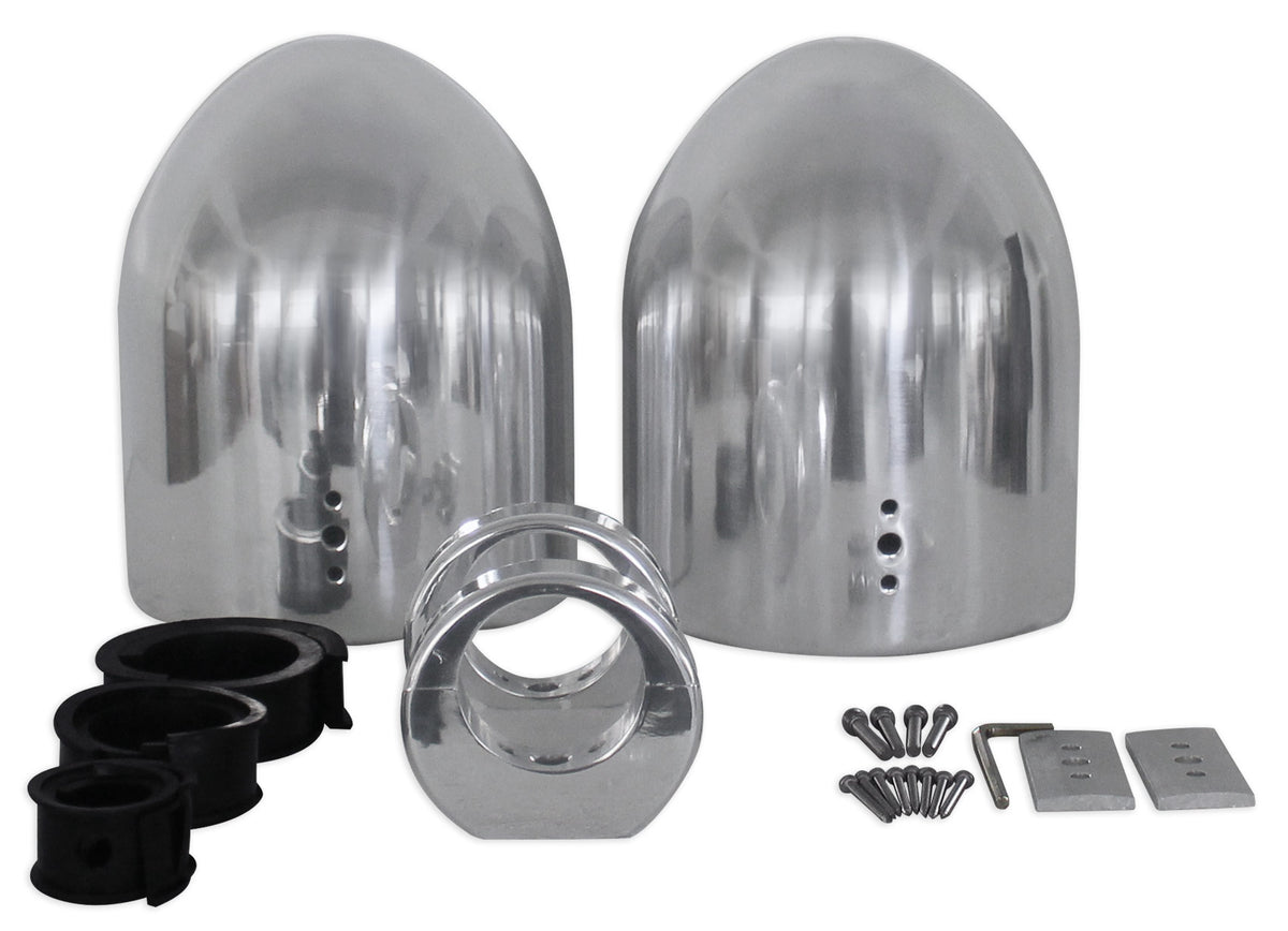 8" Chrome Swivel Wakeboard Tower Speaker Pods C12839