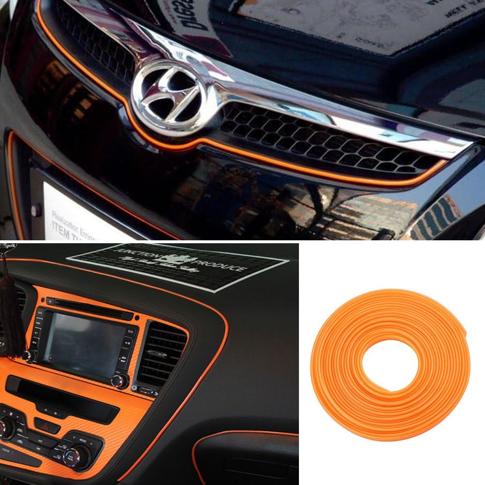 Red Flexible Trim Strip for Car Interior Exterior Moulding L39366