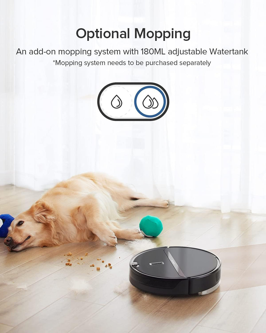 Robot Vacuum Cleaner with 2000Pa Strong Suction, 200min Runtime Q50740